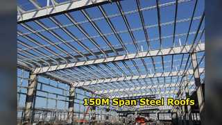 Rail à grande vitesse d'aéroport d'envergure des toits en acier 150M