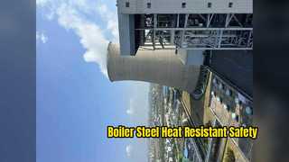 Structure métallique de chaudière Résistant à la chaleur Stable sûr