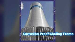 Cadre en acier anticorrosion pour tours de refroidissement