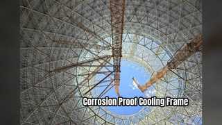 Cadre de tour de refroidissement anticorrosion