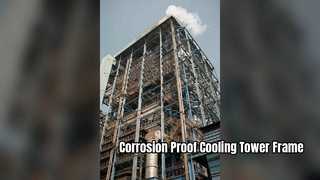 Cadre en acier industriel de tour de refroidissement anticorrosion