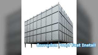 Cadre en acier de tour de refroidissement anticorrosion