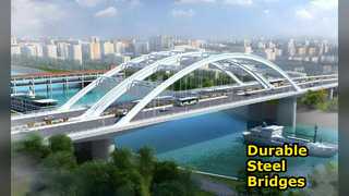 Longue portée en acier de poutre de pont de Q355B