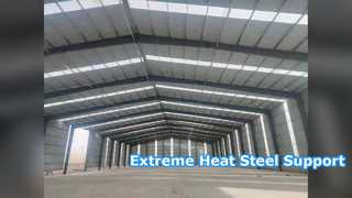 Résistance à hautes températures de support en acier de chaudière