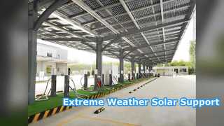 Support solaire photovoltaïque en acier vieilli sismique éolien