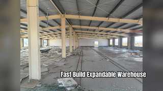 Entrepôt en acier à construction rapide Q355B économique et extensible