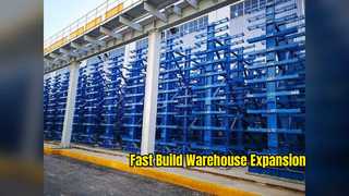 Expansion économique de structure métallique d'entrepôt de construction rapide