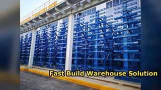 Expansion modulaire économique d'un entrepôt en acier à construction rapide