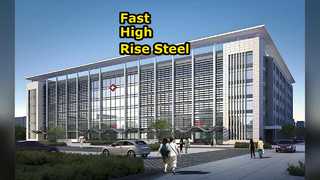 Construction rapide à cadre en acier de très grande hauteur