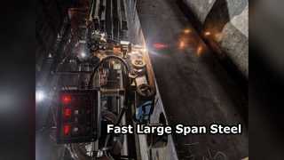 Installation rapide de grande envergure de structure métallique Q355