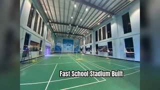 Le stade scolaire est construit plus rapidement et moins cher