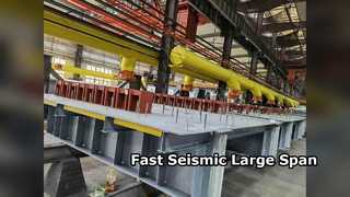 Sismique à grande portée pour aciérie rapide