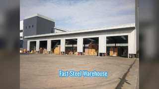 Structure métallique de l'entrepôt en acier Q355B à construction rapide