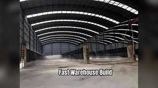 Entrepôt en acier Q355B : construction rapide, économies importantes
