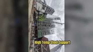 Support en acier de chaudière résistant aux hautes températures