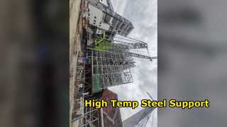 Support en acier pour chaudière haute température Q355B