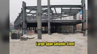 Installation rapide d'usine de structure métallique à grande portée