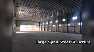 Installation rapide de grande envergure de structure métallique Q355