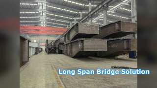 Longue portée durable de poutre-caisson en acier de pont