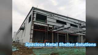 Solutions de stockage pour abris métalliques à grande portée