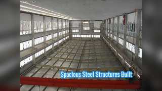 Des structures en acier municipales spacieuses construites pour durer