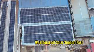 Support solaire photovoltaïque Installation rapide sismique éolienne